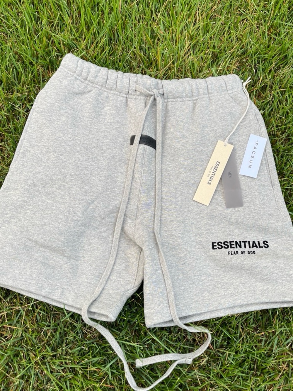 Fear of God Essentials Heather Gray Athletic Shorts - Picture 1 of 8